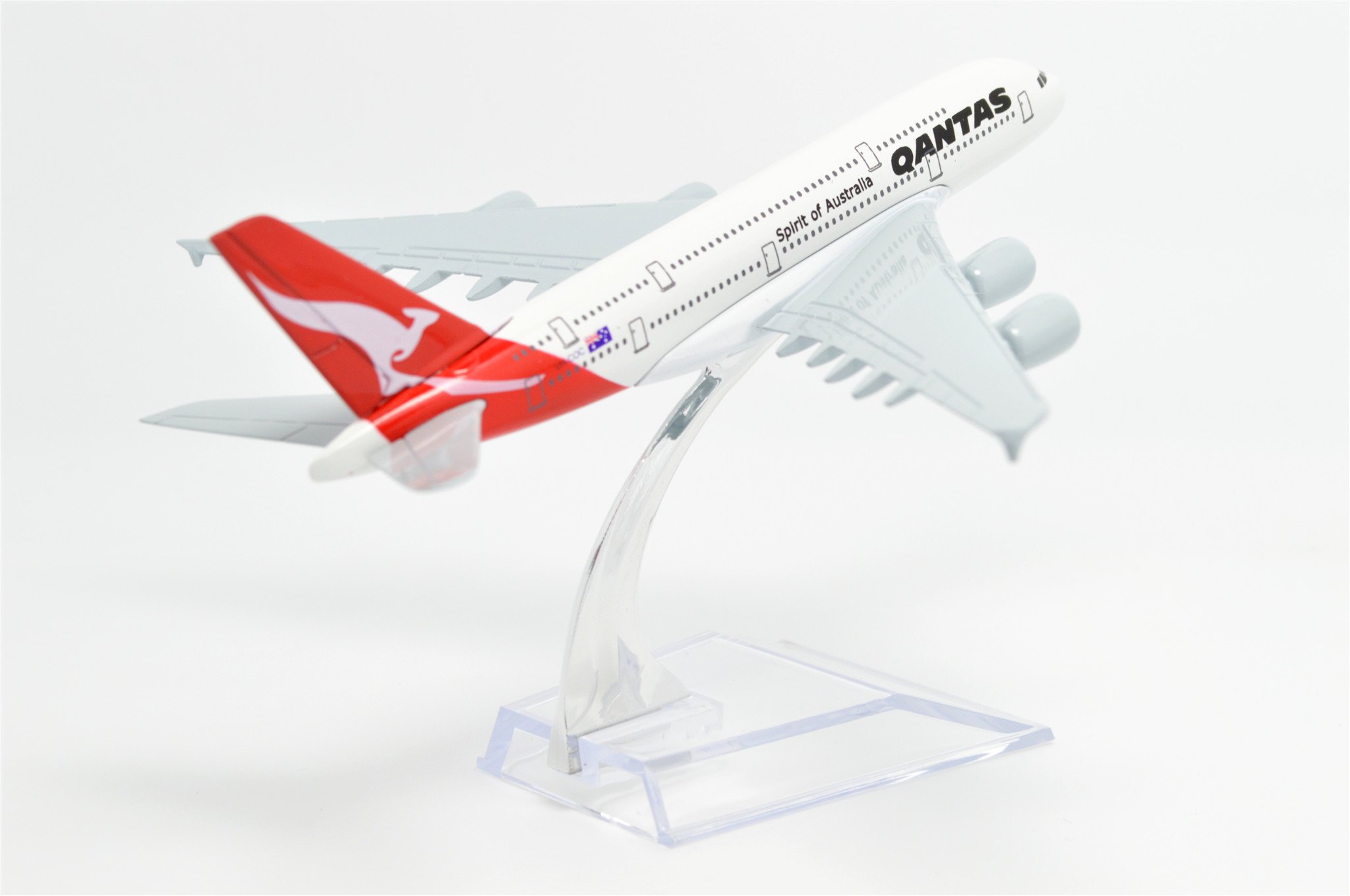 Amazon.co.jp: 1:400 16cm Air Bus A380 Qantas Metal Aeroplane